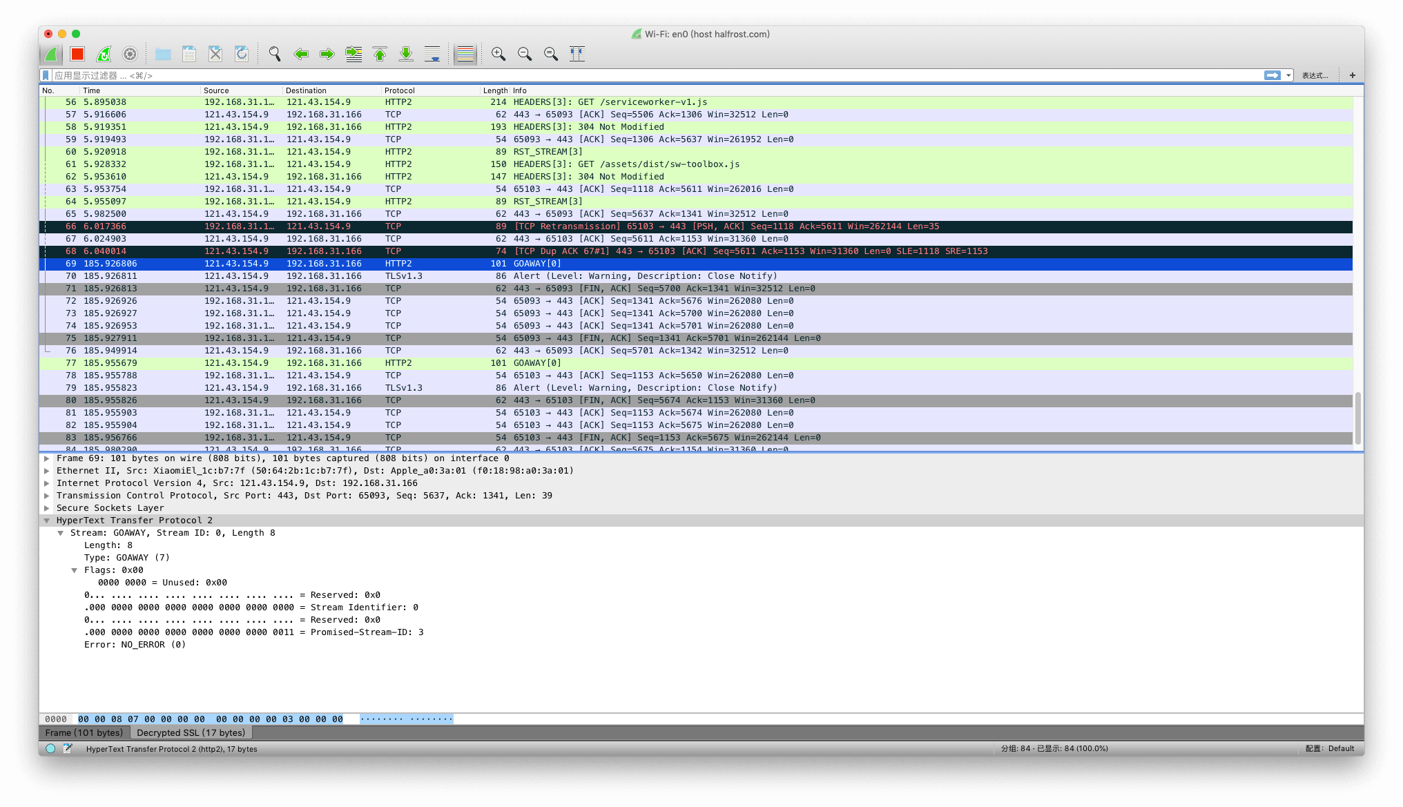 HTTP/2 中的帧定义