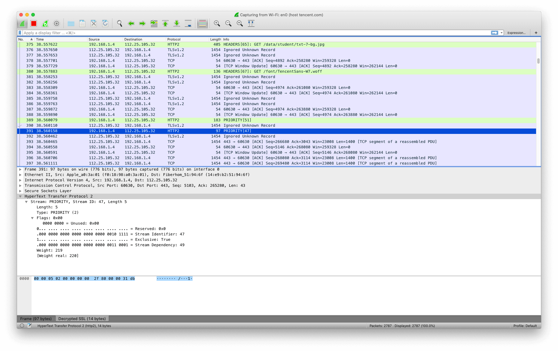 HTTP/2 中的帧定义