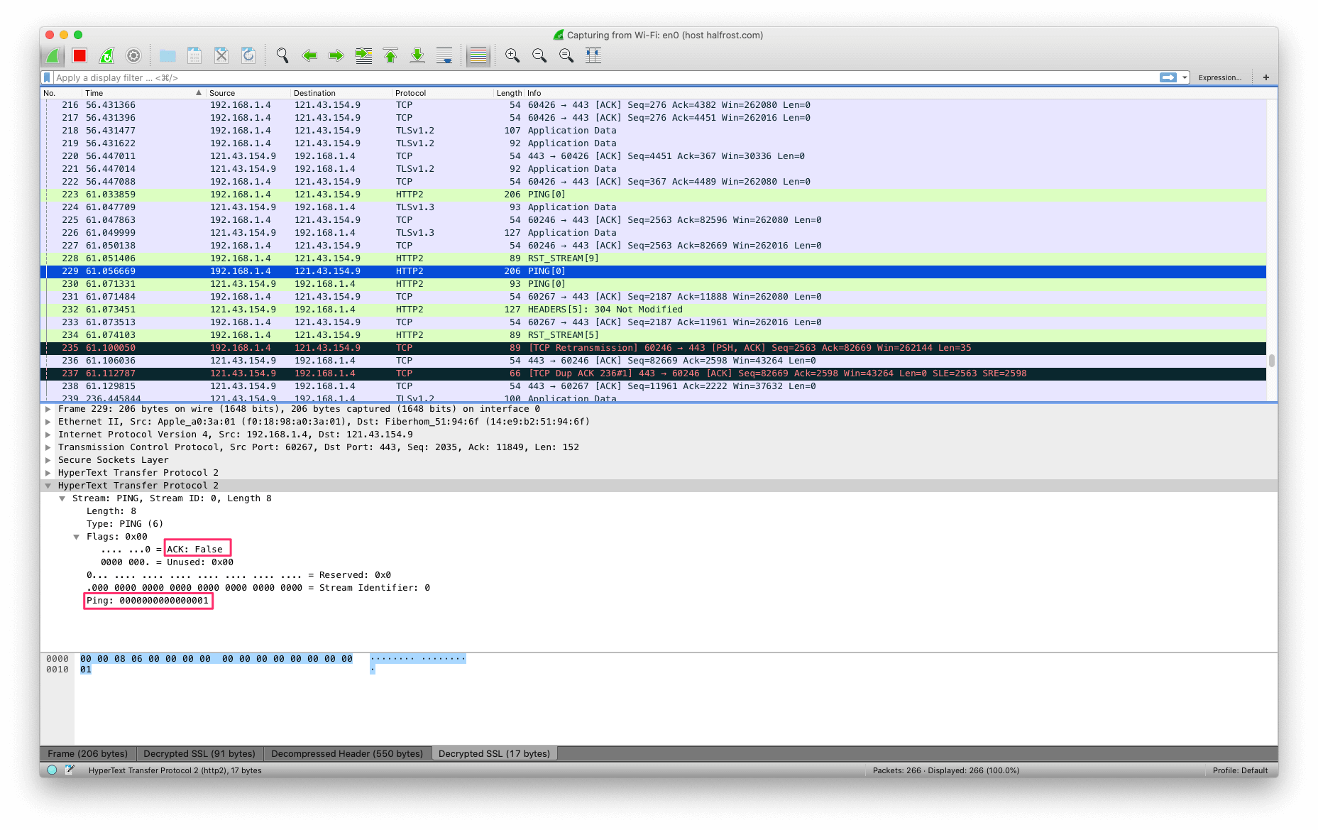 HTTP/2 中的帧定义